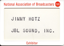 Jimmy Hotz - JBL